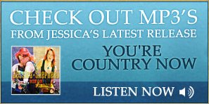 Check out mp3's from jessica's latest release. Image of album cover with Jessica posing
